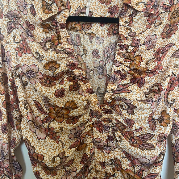 🌸 Free People I Got You Printed Long Sleeve Top - Picture 4 of 6